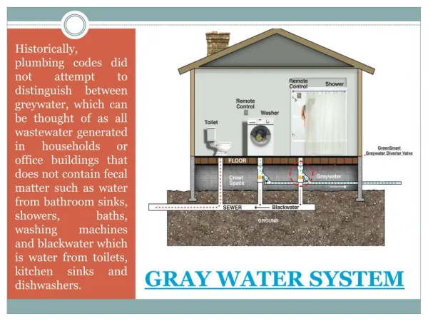 Grey Water Systems