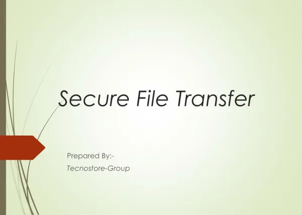 File Transfer By Tecnostore Group