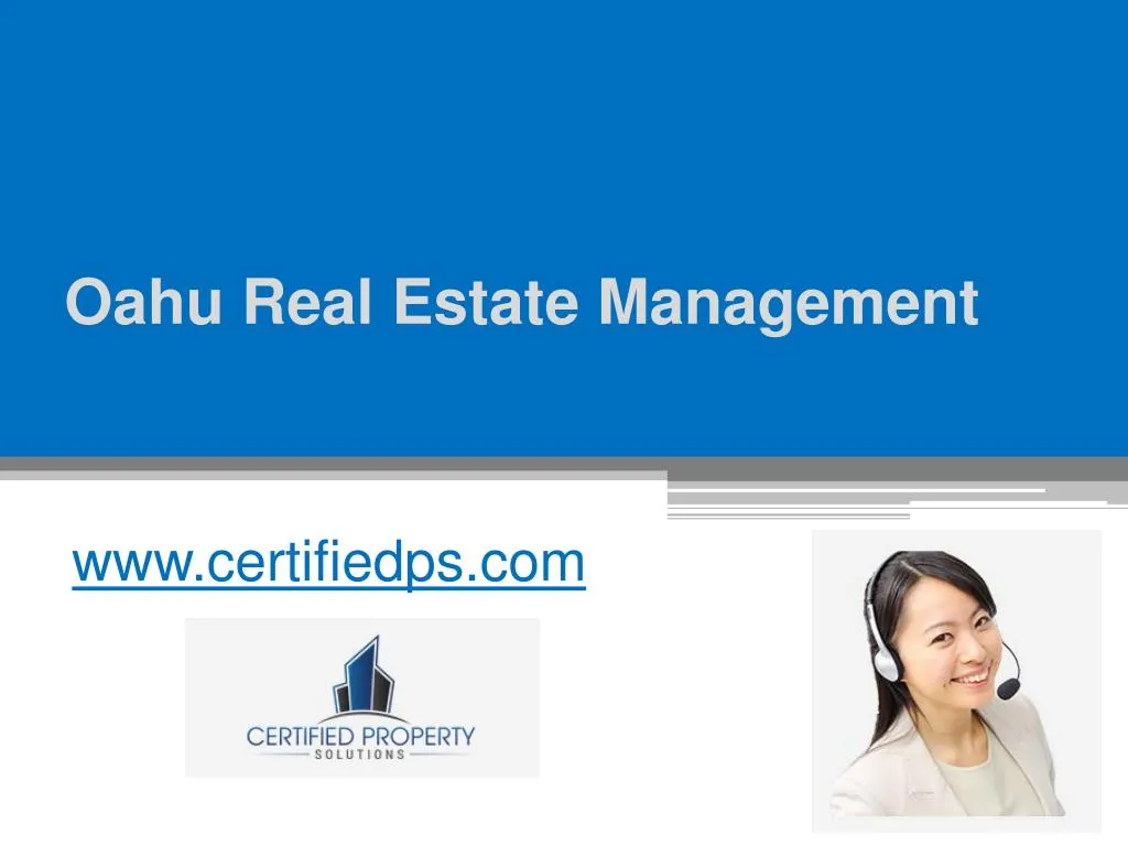 oahu real estate management