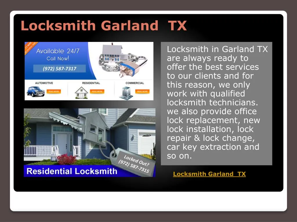 locksmith garland tx