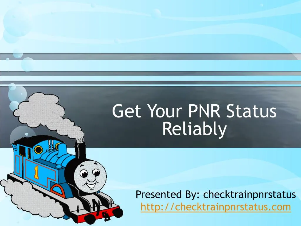 get your pnr status reliably