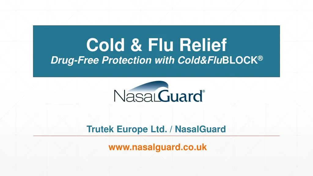 cold flu relief drug free protection with cold flu block