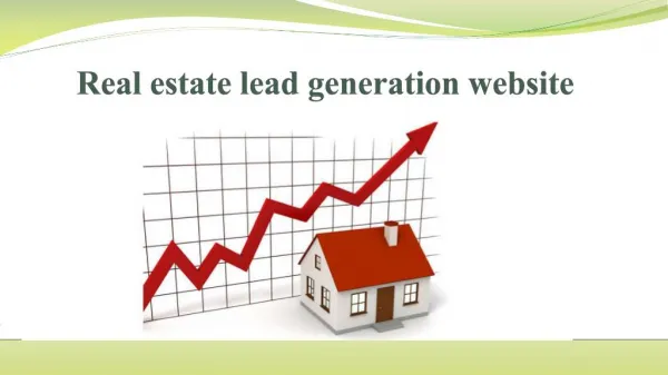Real estate lead generation website