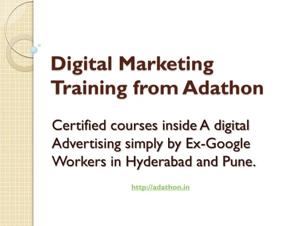 Digital marketing institute Hyderabad