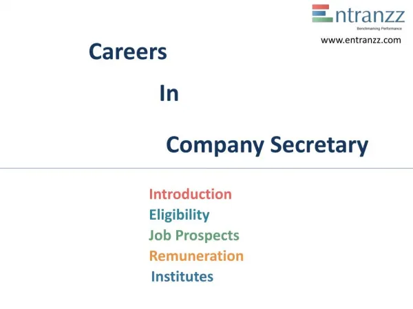 Careers In Company Secretary
