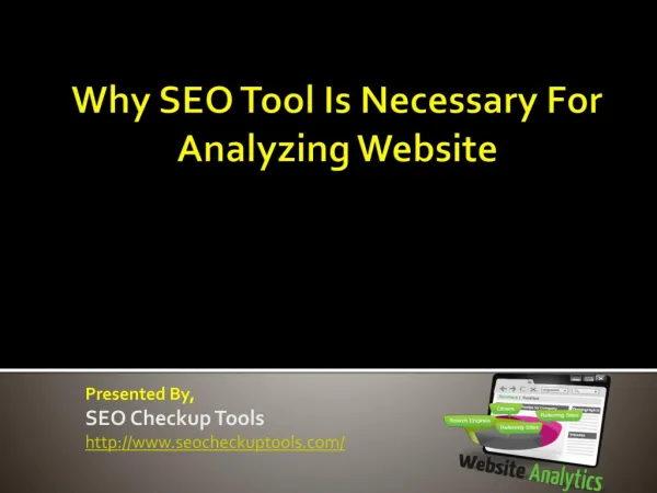 Why SEO Tool Is Necessary For Analyzing Website