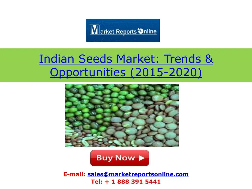 indian seeds market trends opportunities 2015 2020