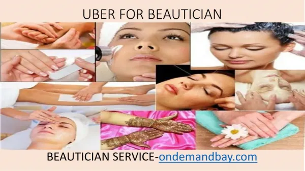 Uber for Beautician service