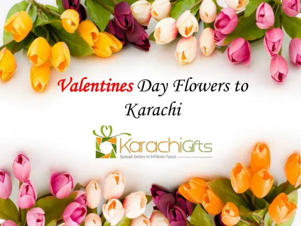 Valentines Day Flowers to Karachi---KarachiGifts.com