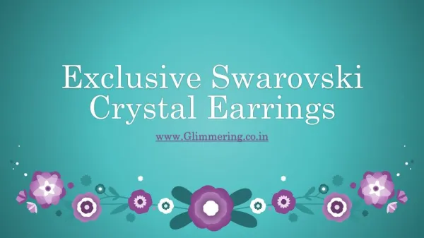 Fashion Swarovski Earrings for Women and Girls,Studs Online at Low Price
