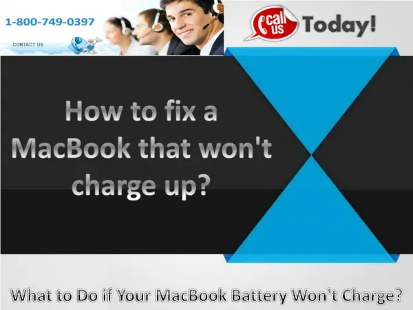 8007490397 how to fix MacBook won't turn on, won't charge up?