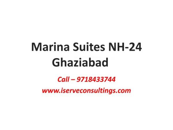 Marina suites NH-24 ghaziabad Palm Infra -9958155680