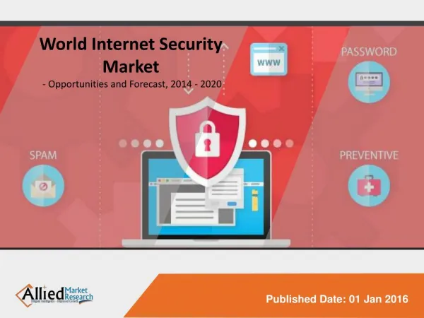 World Internet Security Market - Opportunities and Forecast, 2014 - 2020
