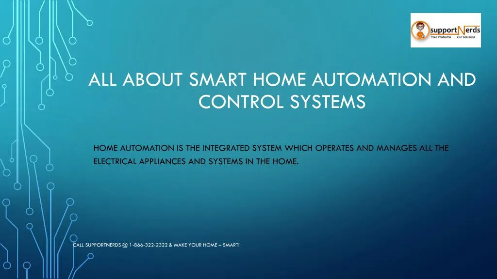all about smart home automation and control systems