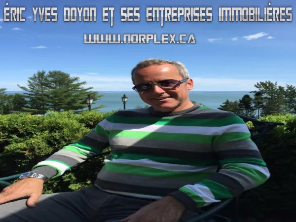 Éric Yves Doyon et ses entreprises immobilières
