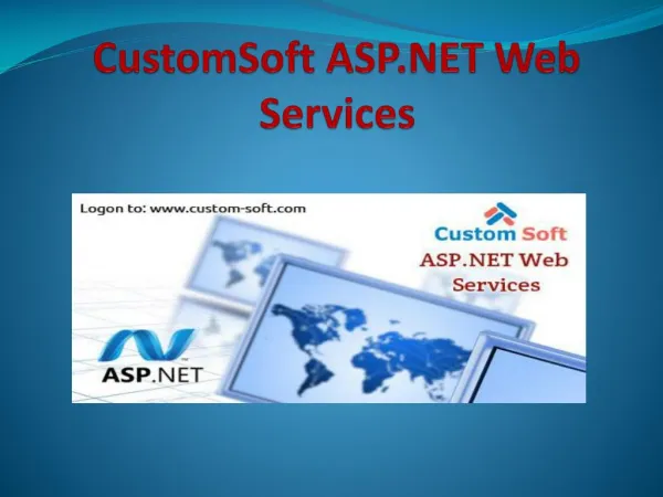 CustomSoft ASP.NET Web Services
