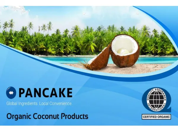 Wholesale Organic Coconut Products By Pancake Organics