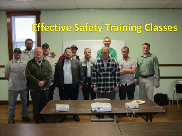 Effective Safety Training Classes