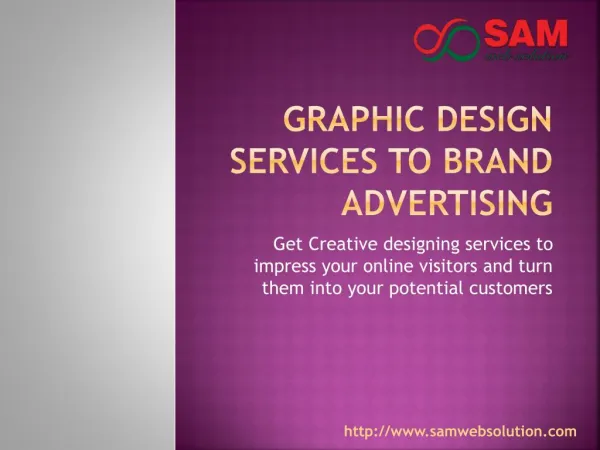 Graphic design services to brand advertising