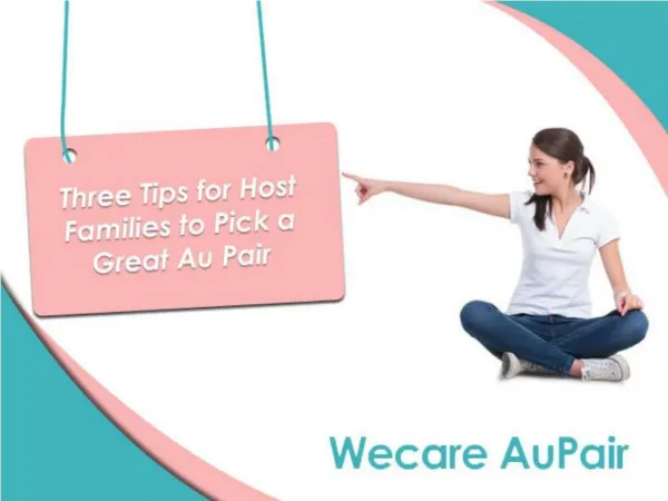 Three Tips for Host Families to Pick a Good Au Pair