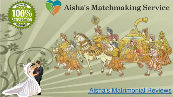Aisha's matrimonial original reviews