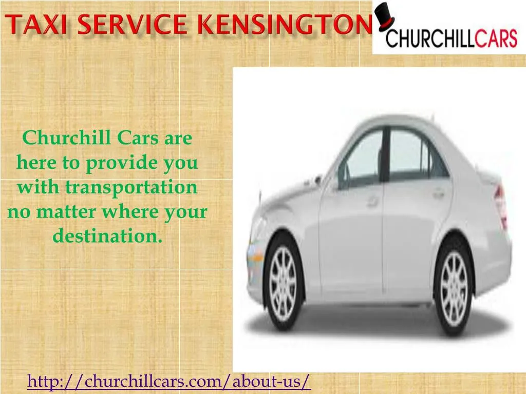 taxi service kensington