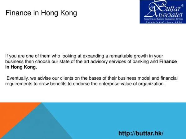 Finance In Hong Kong