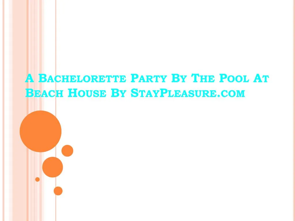 a bachelorette party by the pool at beach house by staypleasure com