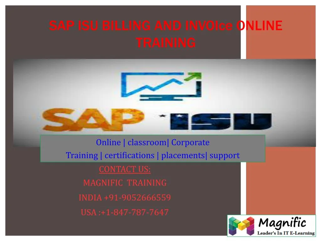 sap isu billing and invoice online training