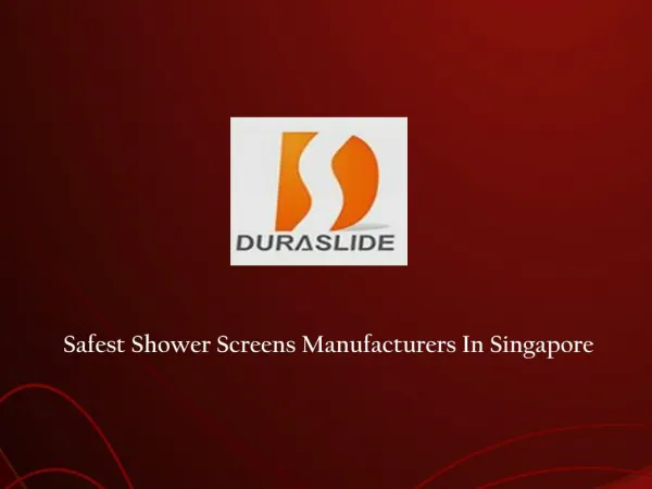 Shower Screen Singapore