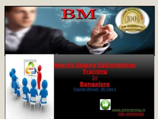 SEO Training - slide 1