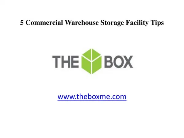 5 Dubai Commercial Warehouse Storage Facility Tips