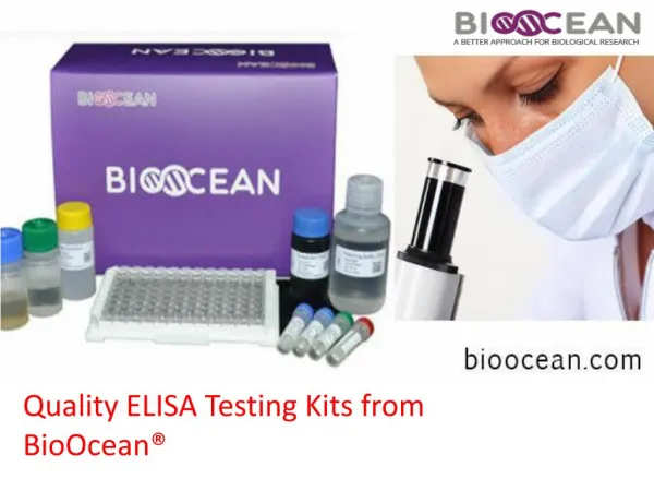 Quality ELISA Testing Kits from BioOcean®