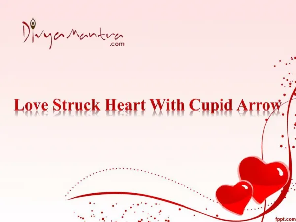 Love Struck Heart With Cupid Arrow