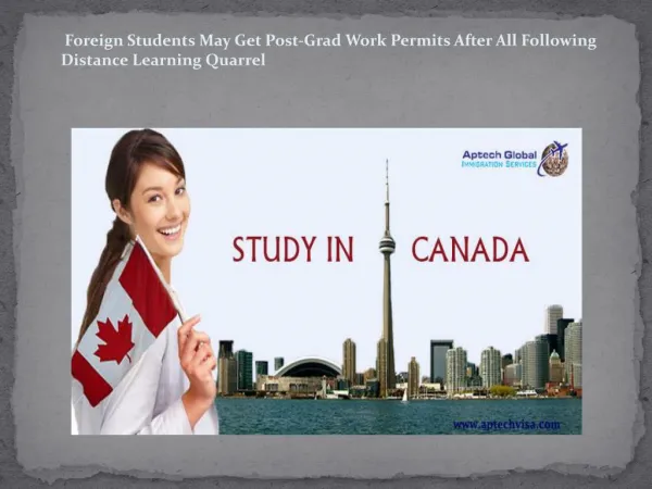 Foreign Students May Get Post-Grad Work Permits After All Following Distance Learning Quarrel