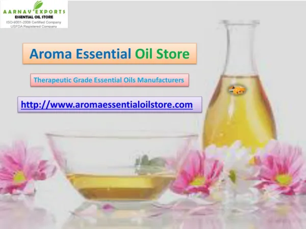 Therapeutic grade essential oils suppliers