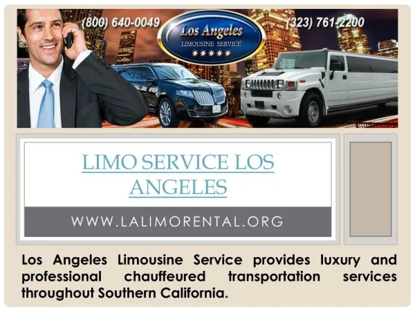 Limo services Los Angeles