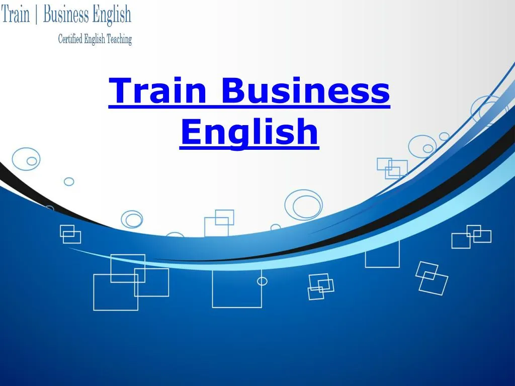 train business english