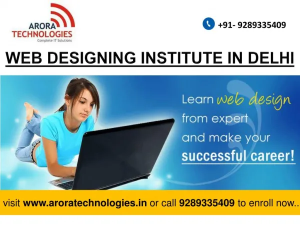 web designing institute in tilak nagar