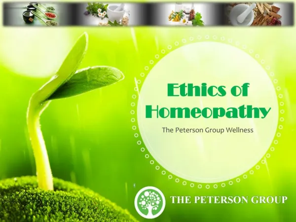 Ethics of Homeopathy
