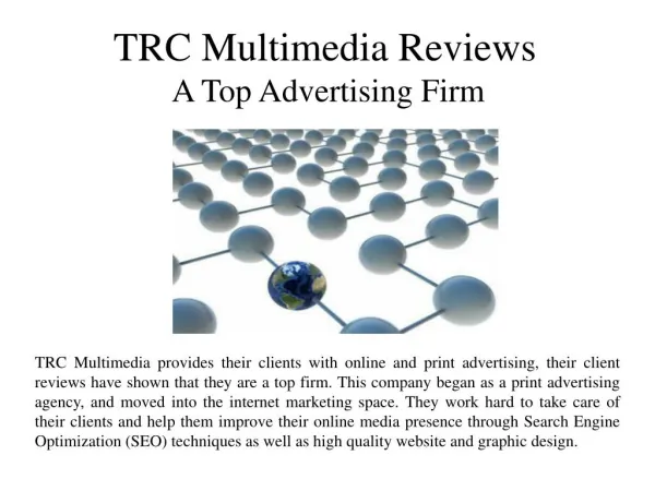 TRC Multimedia Reviews A Top Advertising Firm