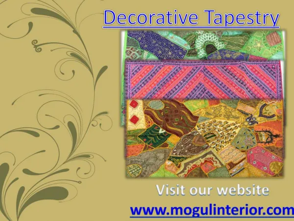Decorative Tapestry www.mogulinterior.com