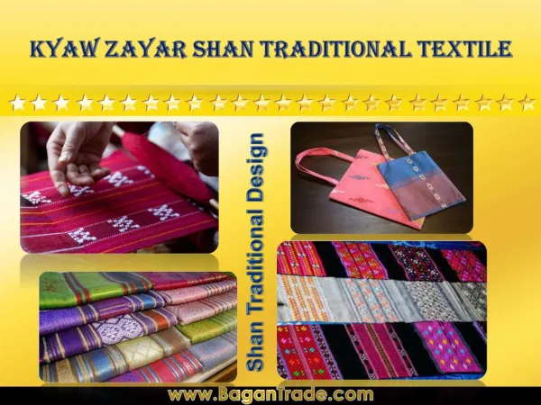 Kyaw Zayar Shan Traditional Textile