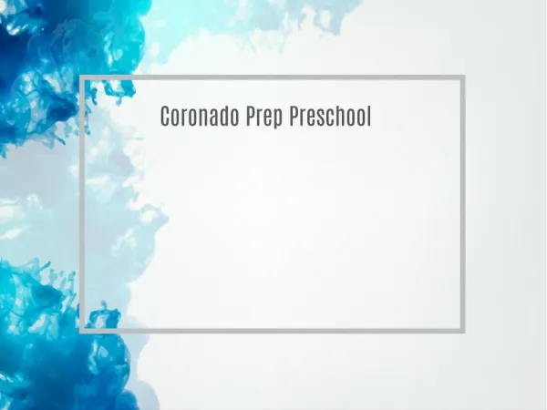 Coronado Prep Preschool