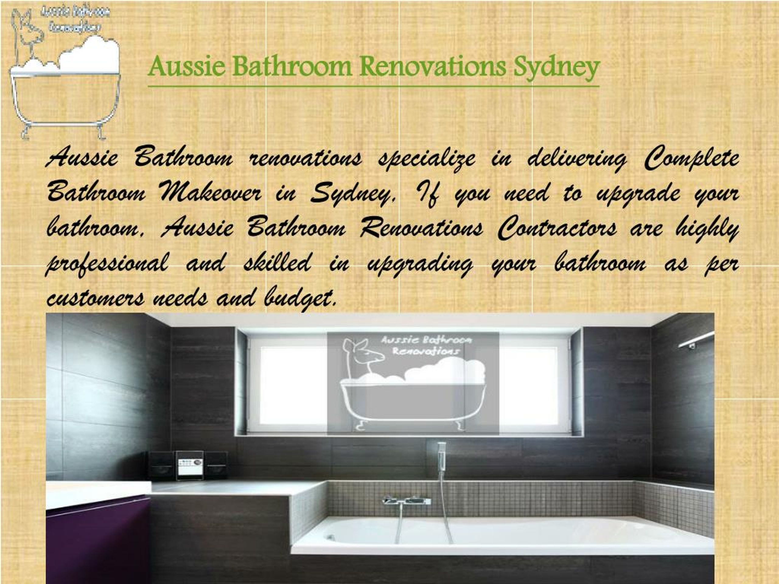 PPT - Aussie Bathroom Renovations Sydney PowerPoint Presentation, free ...