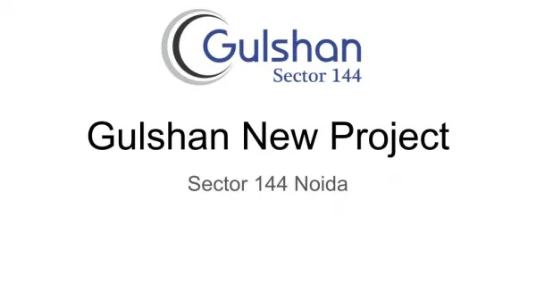 Gulshan Sector 144 Noida 9899606065
