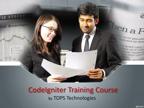 CodeIgniter Course, CodeIgniter Training Institute