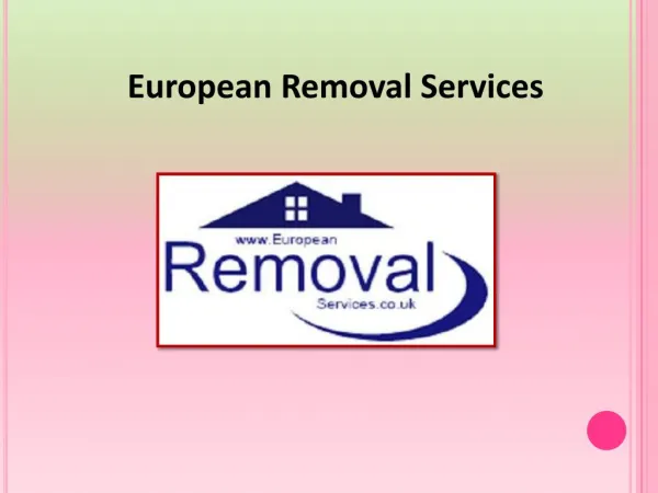 Removals to France | European Removals Services
