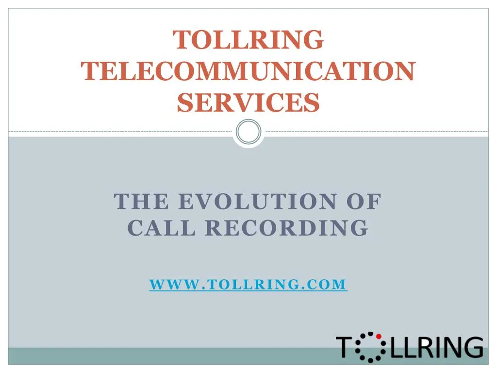 tollring telecommunication services