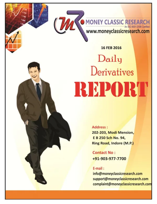 Daily Derivative Report-money Classic Research